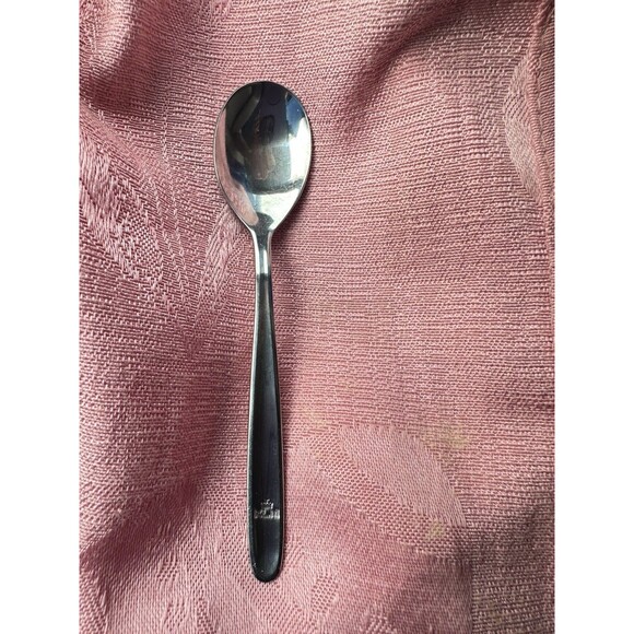 Vintage KLM Airline Spoons GERO and Sola  Demitasse 4-3/8" Stainless Spoon - Picture 1 of 9